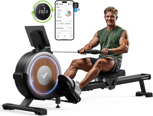 Magnetic rowing machine - rowing,