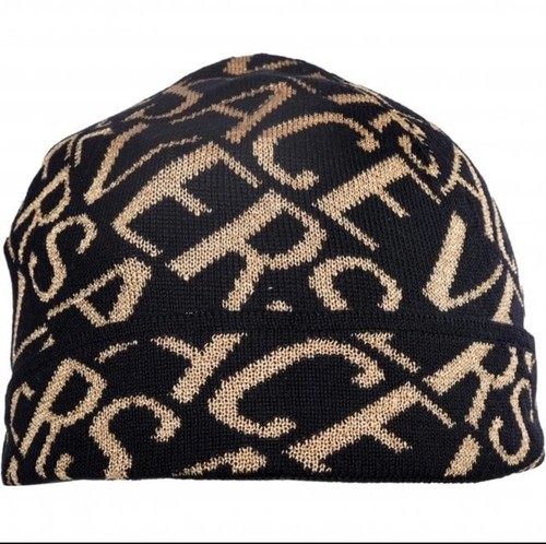 Versace greca beanie hat - greca,