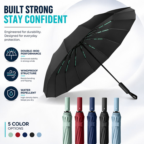 Windproof umbrella portable - umbrella,