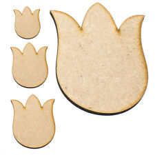 Tulip MDF Craft Flower Shapes