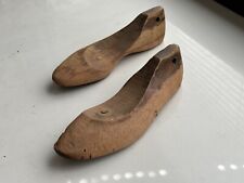 SET of 2 Vintage Wooden Shoe Lasts Ladies