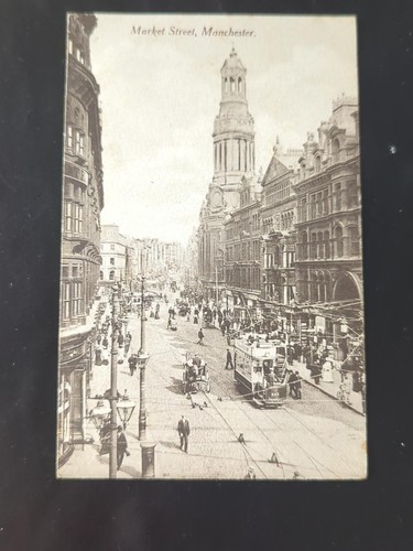 Manchester market street tram - market,