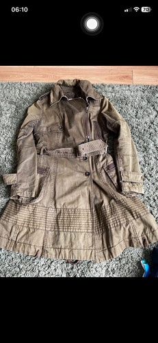 Karen millen khaki belted long - karen,
