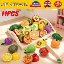 11PCS Wooden Cutting Fruits