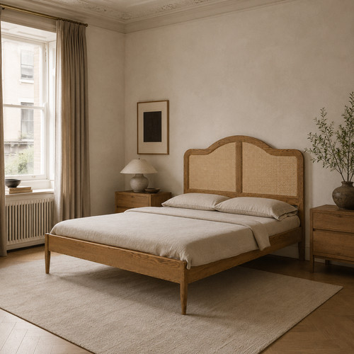Double bed frame etherea - bed,