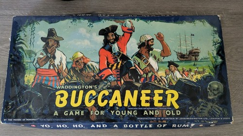 Waddingtons buccaneer board - buccaneer,
