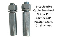 2 x Bicycle Bike Cycle Standard Cotter Pin 9.5mm 3/8" Raleigh Crank Chainwheel