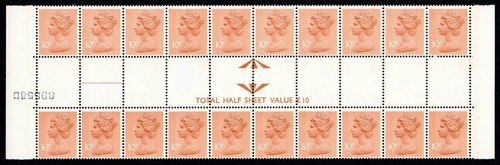 1976 qeii machin 10p - qeii,