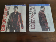 Jack Reacher Never Go Back Blu Ray + DVD + Digital Steelbook x 2 New