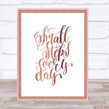 Small Steps Every Day Quote