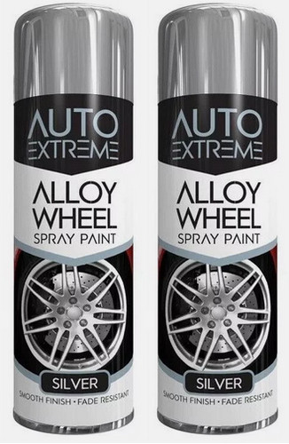 Silver alloy wheel aerosol - silver,