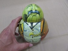 1979 Bristol Ware Businessman Tobacco Brownie Tin