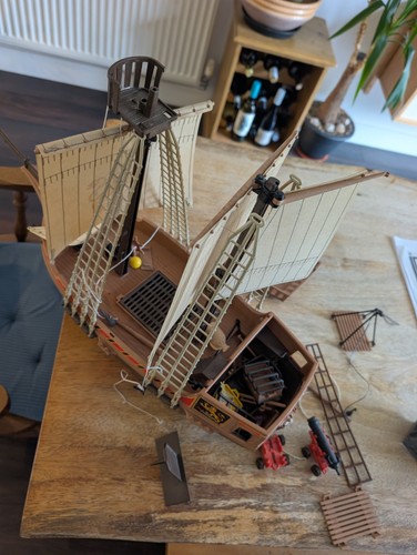 Wooden sailing ship - wooden,