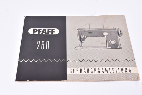 Pfaff 260 instruction - pfaff,