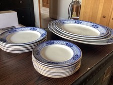 f and sons burslem clifton pattern service platters and plates