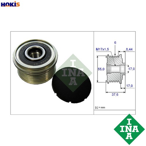 Alternator freewheel clutch - freewheel,