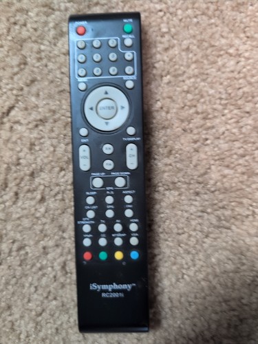 Isymphony rc2001i remote - isymphony,
