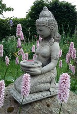 Stone garden praying - praying, geisha
