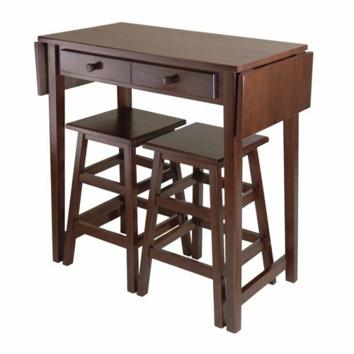 Dark brown wooden kitchen - brown,
