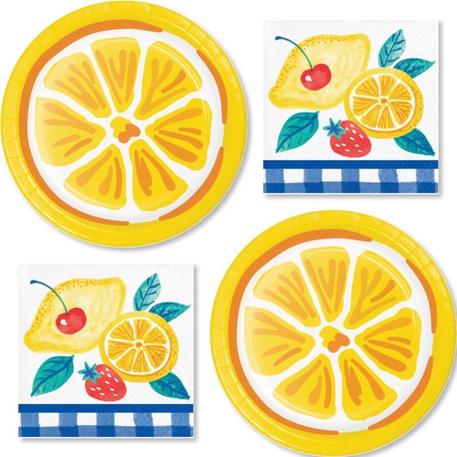 Lil cutie dessert plates blue - lil,