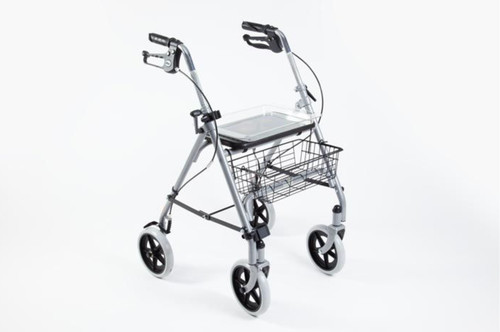 Steel folding rollator 4 - folding,