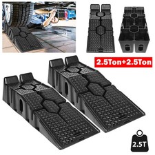 Heavy Duty 5 Ton Low Rise Car & Van Ramps Plastic Strong & Heavy Duty Pair New