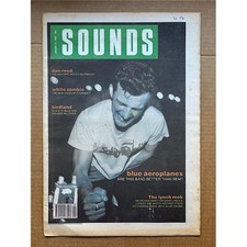 BLUE AEROPLANES SOUNDS MAGAZINE JAN 27 1990 BLUE AEROPLANES COVER + MORE INSIDE 