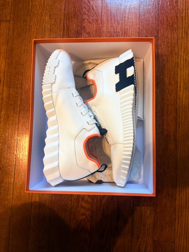 Hermes white black bouncing - white,
