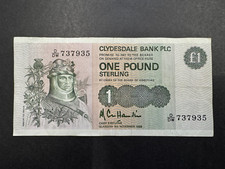 Scotland Clydesdale Bank £1
