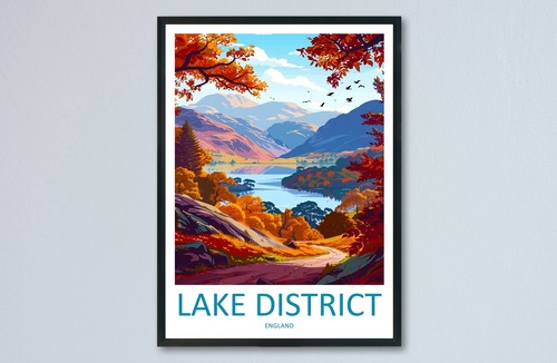 Lake district print - print,