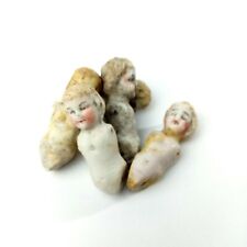  Antique German Dolls, 5x excavated Doll Bodies, artist supply, Mixed Media Art 