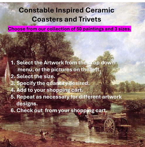 Constable inspired ceramic - constable,
