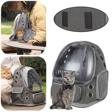 ASTRONAUT WINDOW DOG CAT CARRIER BREATHABLE TRANSPARENT BACKPACK PET TRAVEL BAG