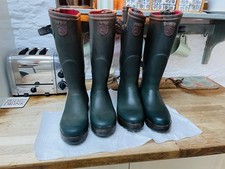 Aigle Neoprene thermal Lined Walking Wellies size 6.5