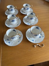 Antique bone china  tea cups and saucers