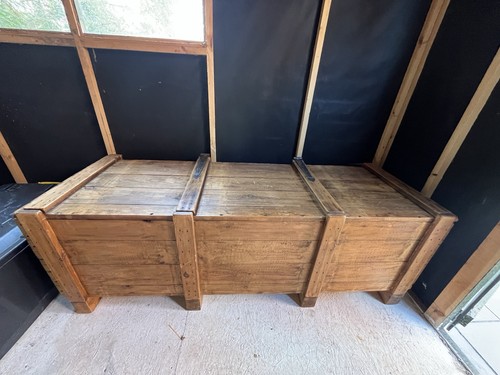 Rustic brown wooden - wooden, storage