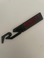 RS Renault Sport Badge Black