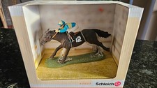 Schleich 42027 Racing Horse Set - NEW unopened - RARE FIND! Perfect condition