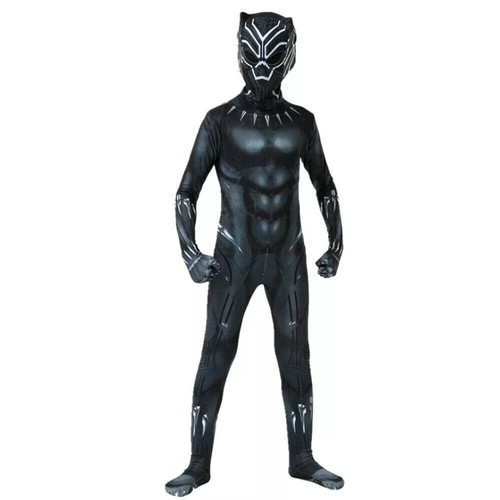 Black panther costume boys - black,