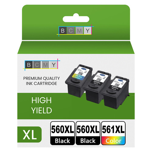 Refilled canon 560xl black - refilled,