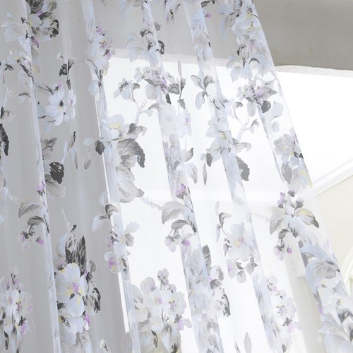Floral embroidered sheer - ,