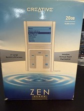 Creative Zen Sleek Digital Media Player 20GB Tested & Working