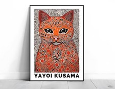 Yayoi Kusama Cat Print A3