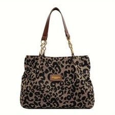 Leopard Print Tote Handbag