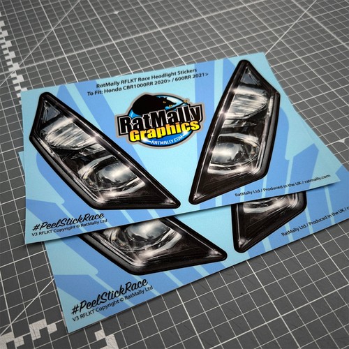 Reflective wsbk race headlight - reflective,
