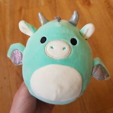 Squishmallows Small Blue Dragon Soft Toy Plush NO LABEL 5 inches