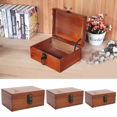 Vintage wooden chest - wooden,