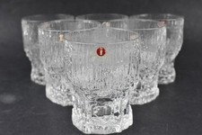 Littala Tapio Wirkkala Aslak Vintage Shot Glasses x 6 Made In Finland VGC