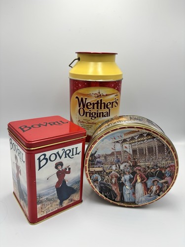 Vintage jacobsens bakery - vintage, tin
