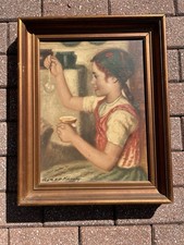 Original Oil on Canvas Rózsa